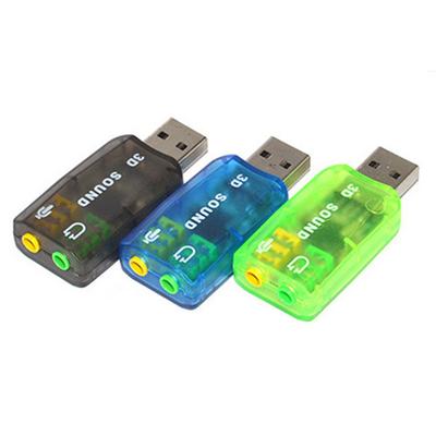 5.1 Channels?USB To 3.5mm Jack Audio Adapter Converter PC 3D External Sound Card