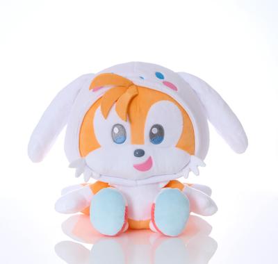 SEGA FAVE SONIC FRIENDS Sanrio Characters Plush Toy Medium Tails X Cinnamoroll &