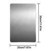 Aluminum Pet Cooling Plate Fast-cooling Smooth Hamster Cooling Pad Reusable Heat-dissipating Summer Cooling Mat