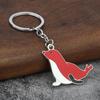 Keychain with Seal Pendant Lightweight Portable Keyring Creative Design Multiple Colors