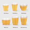 100ml Bullet Shape Disposable Hard Plastic Tasting Cups