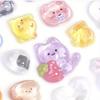 1 Pc Creative Candy Ghost Rabbit Drop 3D Relief Stickers Scrapbooking Diy Diary Stationery Sticker Decor Cute Aesthetic Stickers