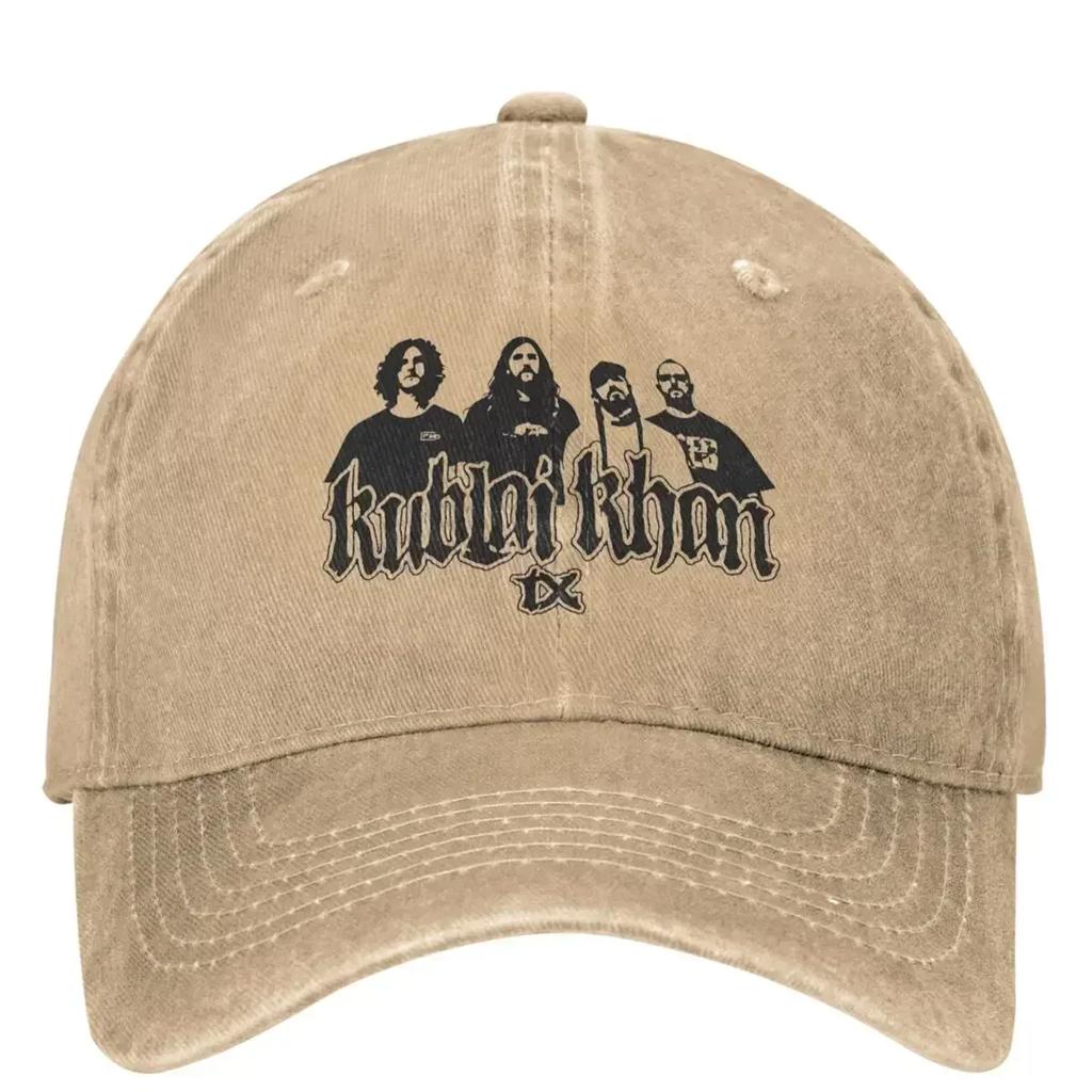 Kublai Khan TX Lässige Baseballkappe Frühling Musikband Trucker-Hut Sonnenschutz Tennis Skate Hip Hop Hüte Herren Baseballkappen