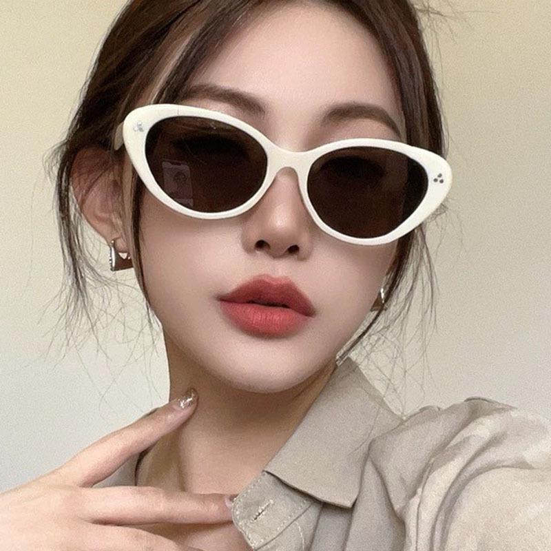Óculos de Sol Femininos, Óculos de Sol Olho de Gato Triangulares, Óculos de Sol da Moda
