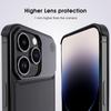 For iPhone 13 Pro Max Magnetic Case Leather+Aluminium Alloy Borderless Aromatherapy Phone Cover
