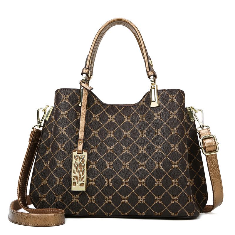 Универсальная женская сумка-тоут с принтом: Модная вместительная сумка для мам