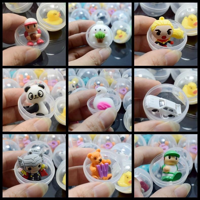 6/12Pcs 32Mm Children Mini Little Animal Toys Funny Pet Ball Egg Little Dolls Gift Capsule Toys For Vending Machine Children