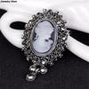 1pc Crystal Rhinestone Lady Vintage Cameo Victorian Style Wedding Party Women Pendant Brooch Pin