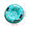Inflatable Ski Lap Sledding Tube Snow Tubes for Kids Inflatable Sled for Sledding with 2 Handles Foldable Snow Sled for kids