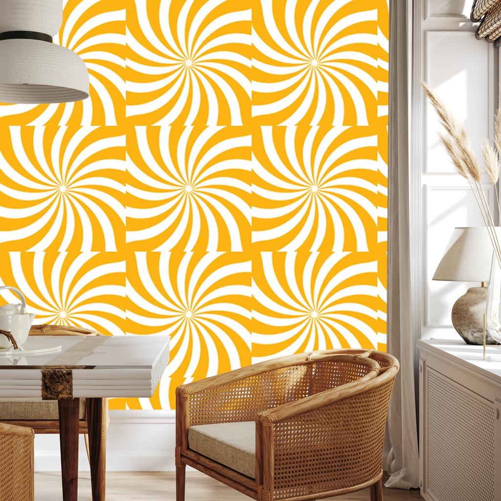 Hippie Gold Background Wallpaper for Living Room and Bedroom 50x1000