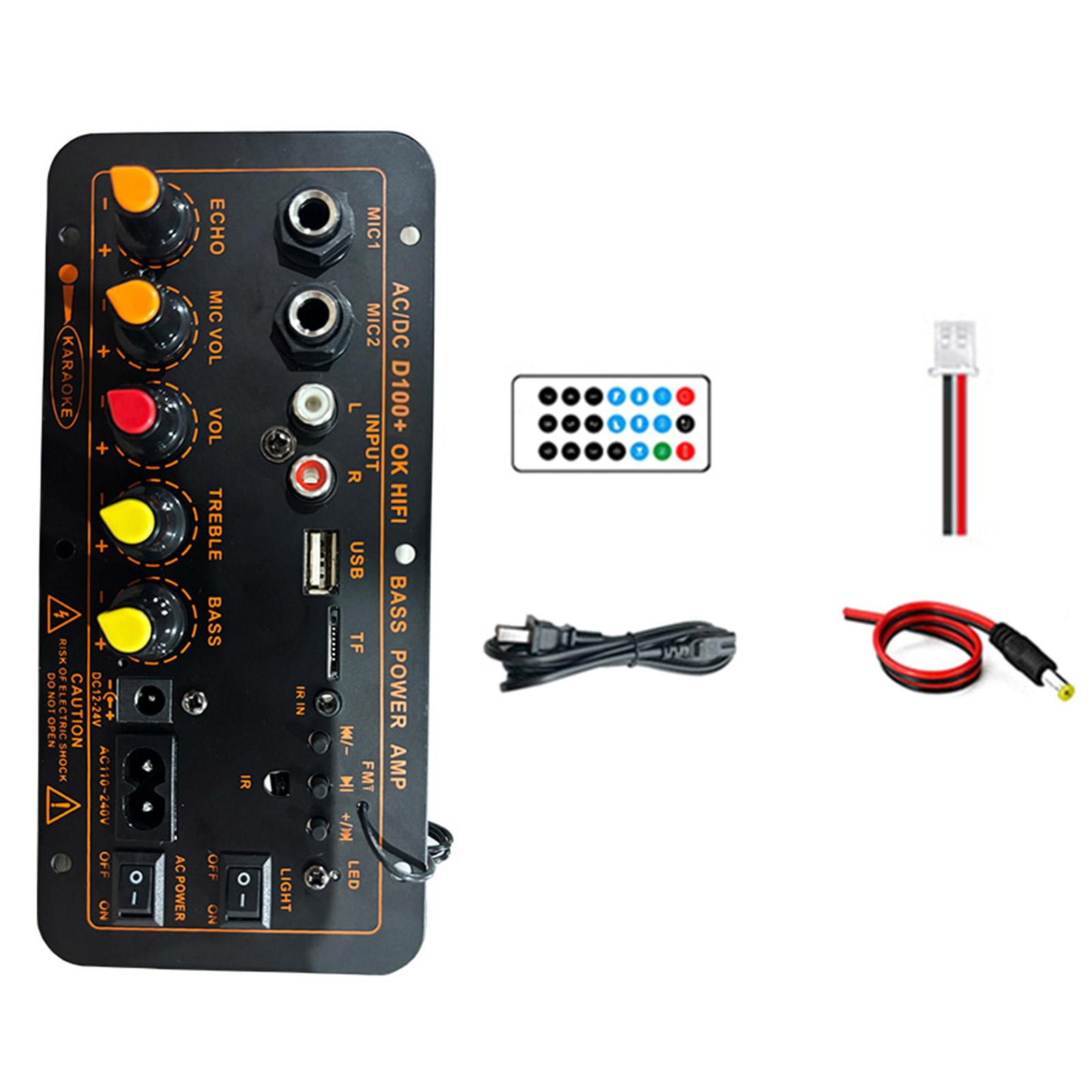 

D100+ Digital Sound Amplifier With 5.0 Connection High Efficiency Energy Saving For Vehicle Auditory 1