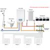 TUYA Wi-Fi Smart Large Colorful Screen Room Programmable Air Thermostat WIFI for Switch Heating Cooler Bridge Voice Alexa