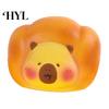 Fake Food Stress Reliever Simulated Toy Slow Rebound Bread Design Relief Rising Squeeze Realistic Texture Color Soft Silicone Decompression
