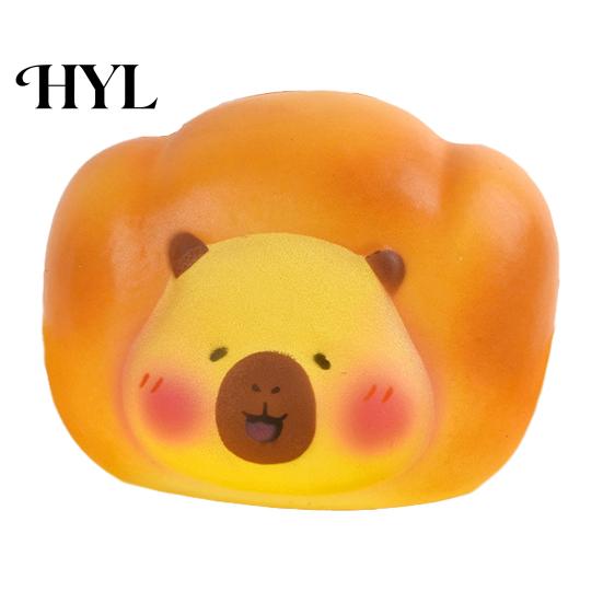 Fake Food Stress Reliever Simulated Toy Slow Rebound Bread Design Relief Rising Squeeze Realistic Texture Color Soft Silicone Decompression