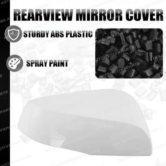 Pearl White Right Side Mirror Cover Cap for TOYOTA RAV4 -2024 OUTER