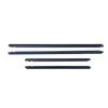 Black 4Pcs Window Rubber Trim For Nissan XTrail T30 2001-2006 Weatherstrip Seal Strips Rubber Door Moulding Trim 80821-8H300