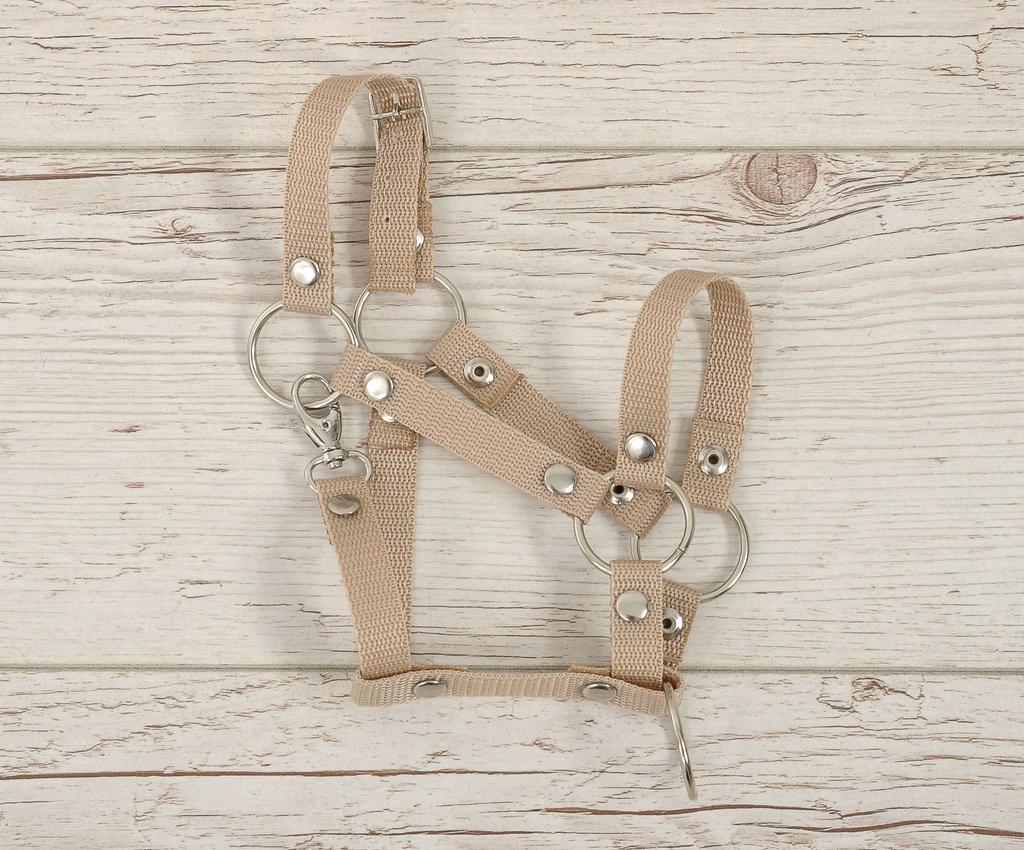 Hobby Horse A3 Verstellbares Pferdehalfter - Beige