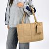 Autumn and Winter Rhombus Cotton Clothes Tote Bag Large Capacity Versatile Light Commuter Women's Portable Large Shoulder Messenger Bag