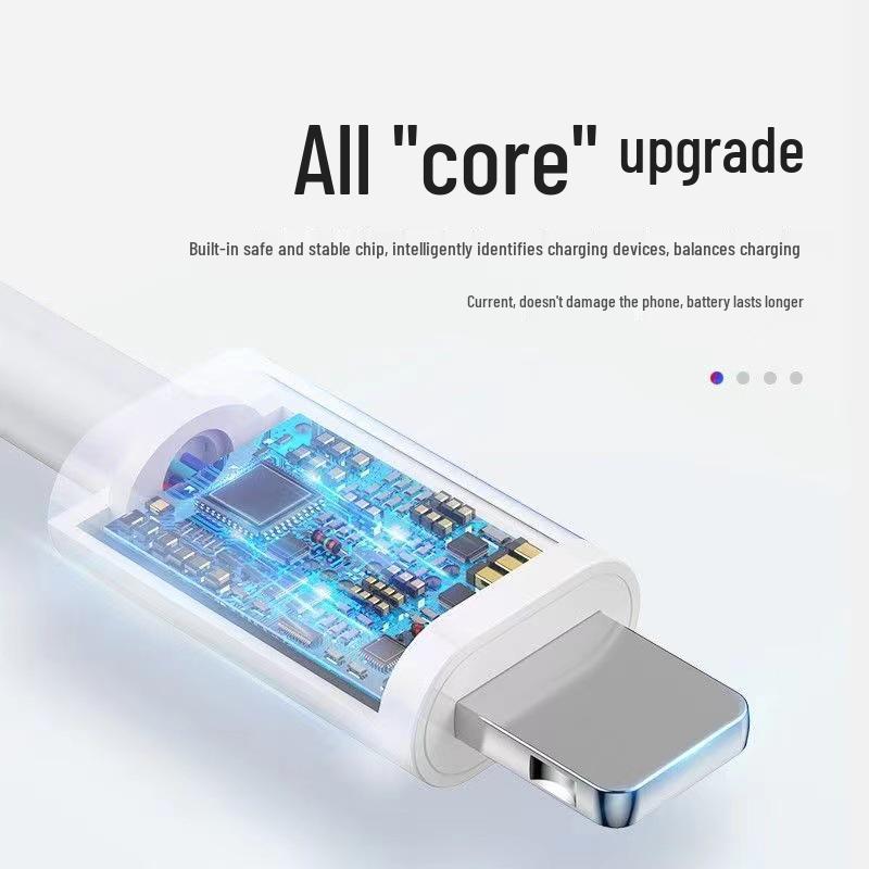 Apple Lightning PD Fast Charging Cable for 5th & 14th Gen Devices, 12W/20W Compatible