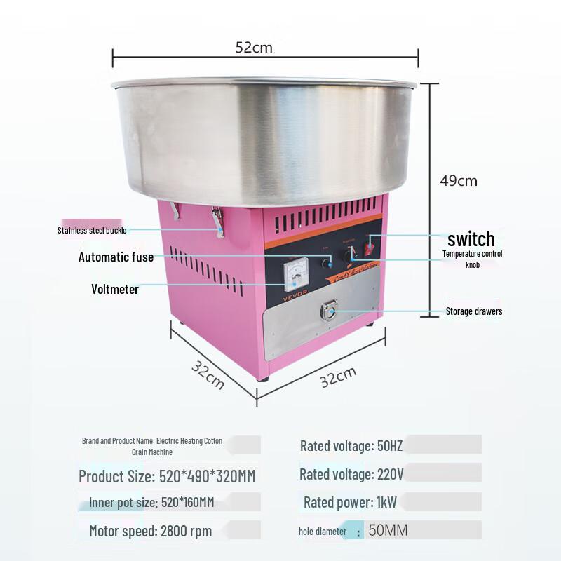 Автоматическая машина для сахарной ваты ZISIZ