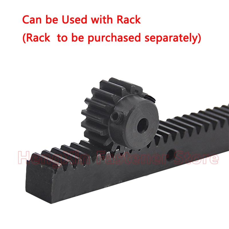 1pcs 22T-25T 1.5M Spur Gear 1.5 Mod 22/23/24/25 Teeth 45# Steel Step/Flat Motor Gears Cylindrical Gear Bore 5-20mm
