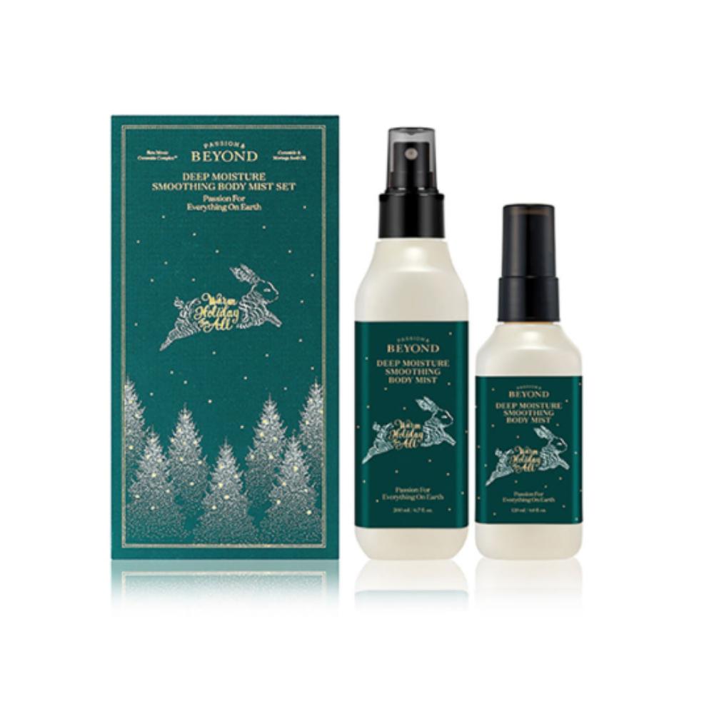 BEYOND Deep Moisture Smoothing Body Mist Duo Special Set - Long-Lasting Hydration & Body Fragrance (200ml + 120ml)