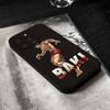 Anime Baki H-Hanmas Phone Case For IPhone 17,16,15,14,13,12,11 Plus,Pro,Max,XR,XS,X,7,8 Plus,Mini Black Silicone Soft