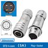 Weipu SF12 Aviation Connector, 2 to 9-Pin Male-Female Straight Pair
