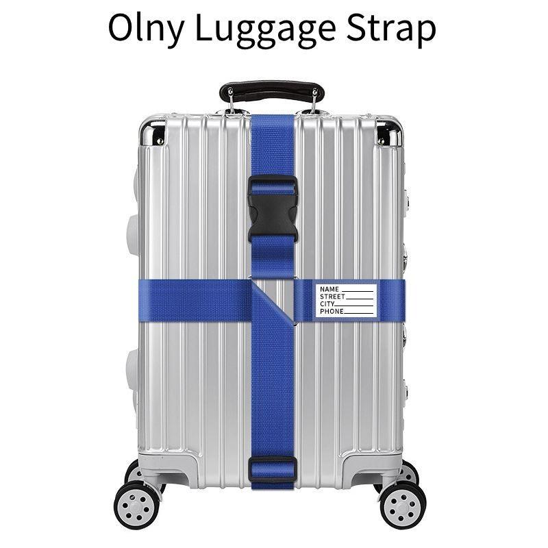 Durable Luggage Strap Cross Packing Belt Secure Travel Bag Protective Tightening Reinforcement Rope