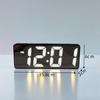 12/24H Format Electronic Table Clock 2 Levels Brightness LED Digital Clock  Bedroom