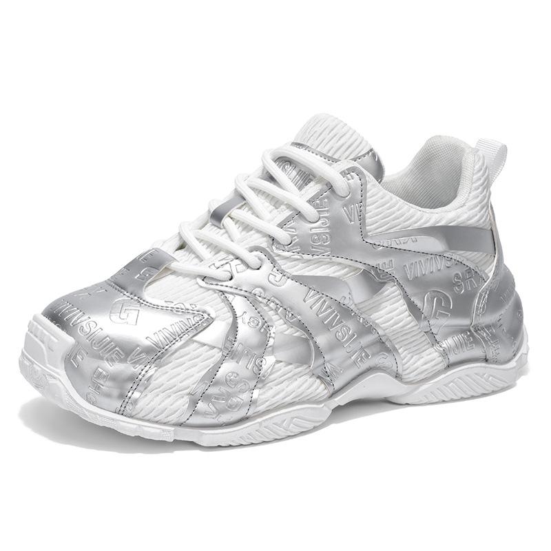 

Men s trend fashion low-top casual little white shoes spring and autumn youth Korean version lace-up platform trendy shoes 44