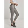 Legging femme Urban Classics imitation cuir (Grandes tailles) - gris foncé - 4XL
