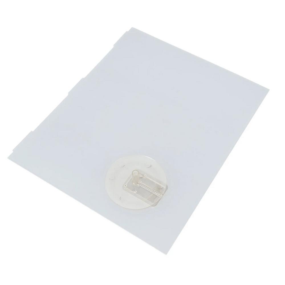 

Durable Plastic RV Clear Screen Door Slider Panel With Push Down Handle 239061