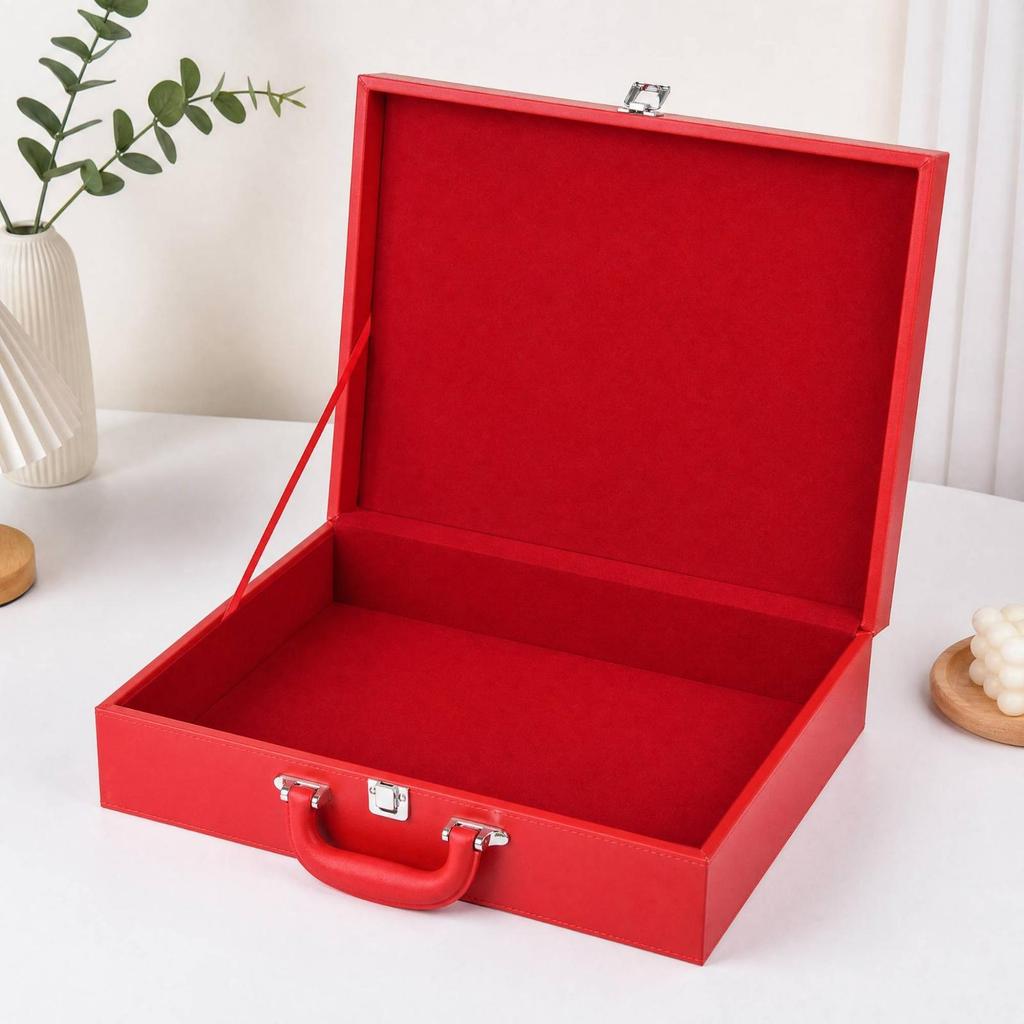 Storage Case Safeguarding Hinged Mahjong with Lined Interior Portable for
