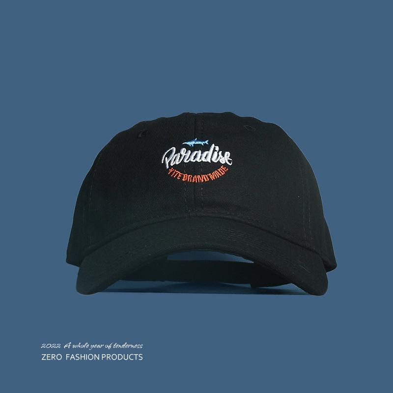 Retro baseball caps for men and women show their faces, soft top caps, summer Ins trendy brand caps, autumn and winter hat trends