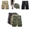 Premium Quality Men Sport Plain Cargo Shorts Military Combat Pants With Multi-pocket Design For Waist Size 29-36