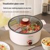 110V Multifunctional Electric Cooker: All-in-One Hot Pot & Frying Pan for Dorms & Households