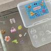 3D Silikonform för Nageldekor DIY Blomma Tofflor Hattar Transparent Manikyridekoration Smycken Hantverk