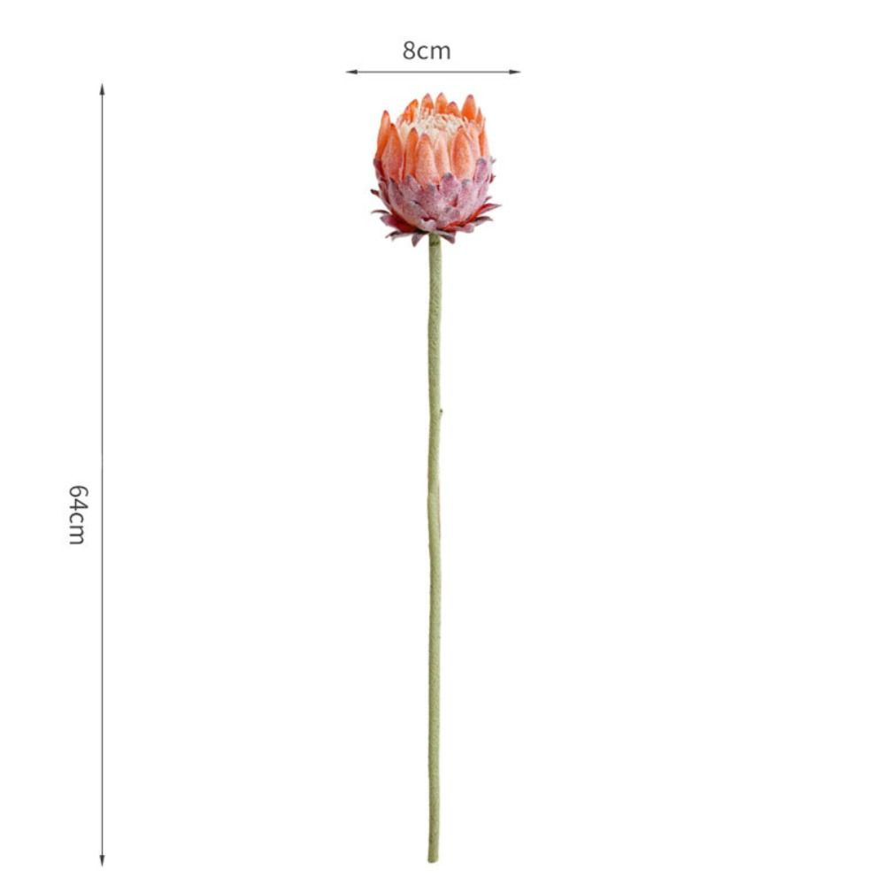 Multicolor Artificial Artichoke Flower Large Size Nordic Thistle Flower Home Decoration