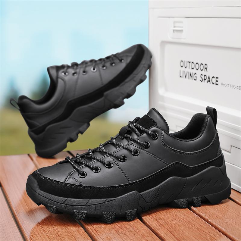 

Мужские кожаные ботинки ручной работы, уличные кроссовки, ботильоны для мужчин, повседневная обувь, обувь для инструментов 44