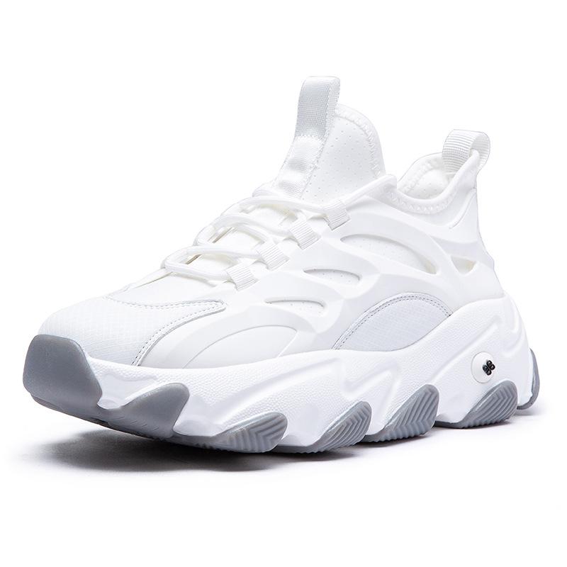Нова товста підошва збільшує дихаючі сітчасті туфлі легке зручне зносостійке взуття для бігу кеди