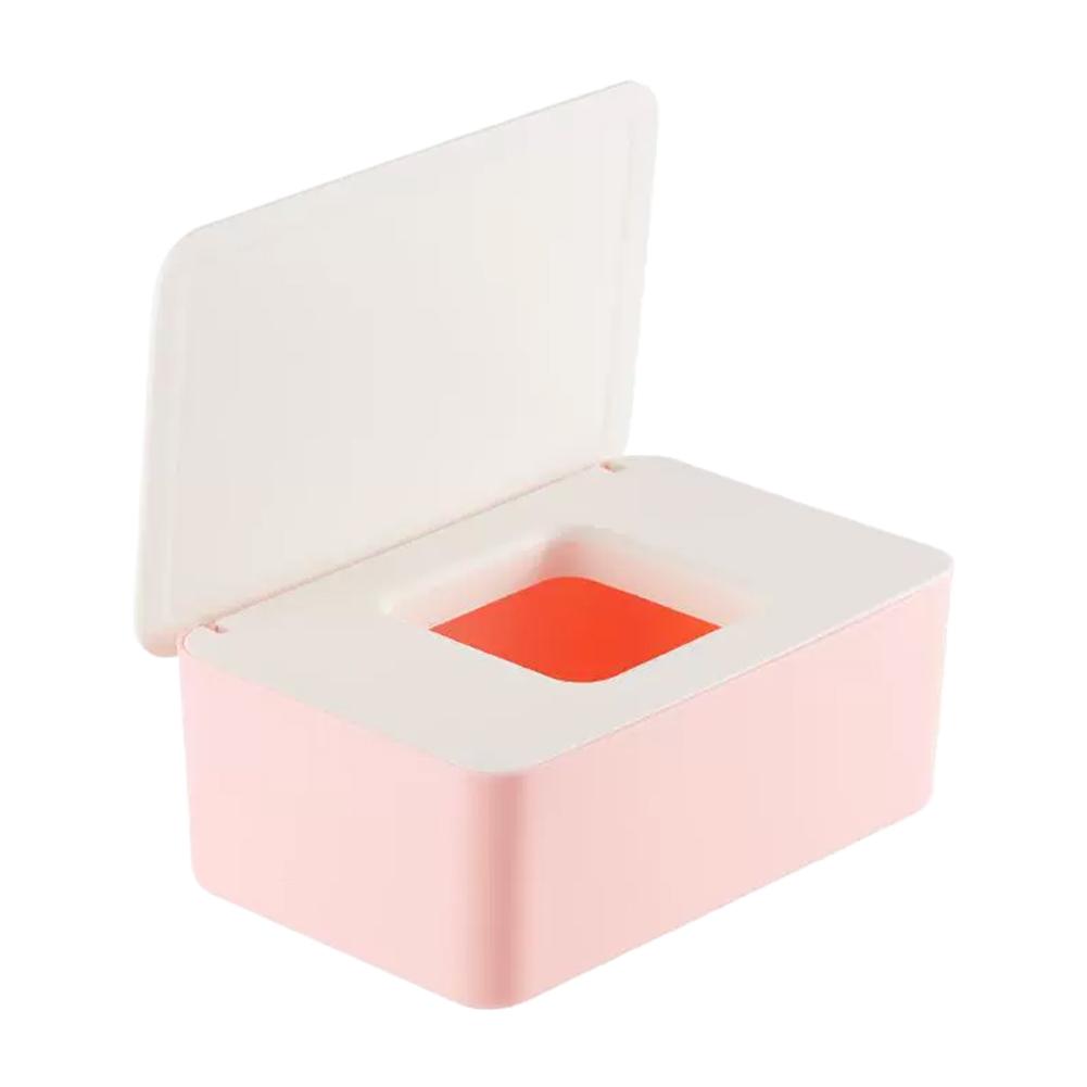NEW Wet Tissue Box Dustproof Wipes Dispenser Portable Tissue Box Storage Box With Lid For Car Home Office Desktop Organizer