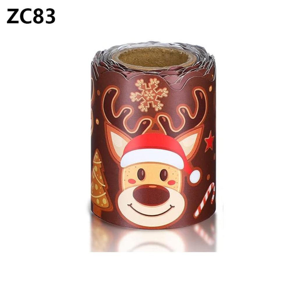 

10M/33ft Chalkboard Board Border Self Adhesive Gingerbread House Decorations Holiday Decor ZC83