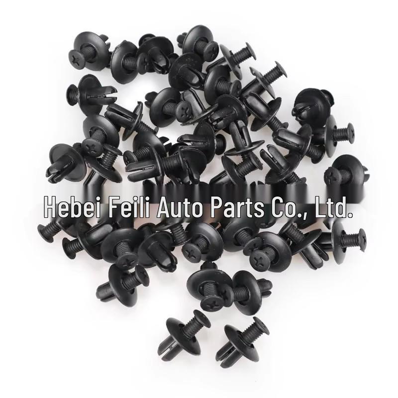8/6 Mm Plastic Rivet Fender Push Pin Clip Car Expansion Screw Fixing Buckle
