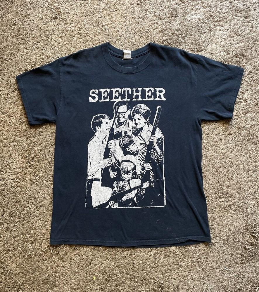 Seether Tour Concert Black All Size Men Women Shirt AL213 Unisex T-Shirt XL