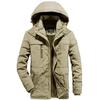 Military Winter Hooded Jacket Men Thick Warm Parka Plus Size Casual Loose Waterproof Windbreaker