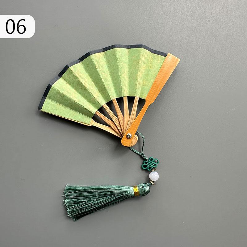 2.5 Inch Mini Folding Fan Portable Diy Painting Children Fan Ancient Style Held Dance Fans Party Wedding Summer Fan Accessories