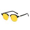 New Half Frame Sunglasses Man Woman Luxury Designer Sun Glasses High Quality Male Retro Eyewear Metal