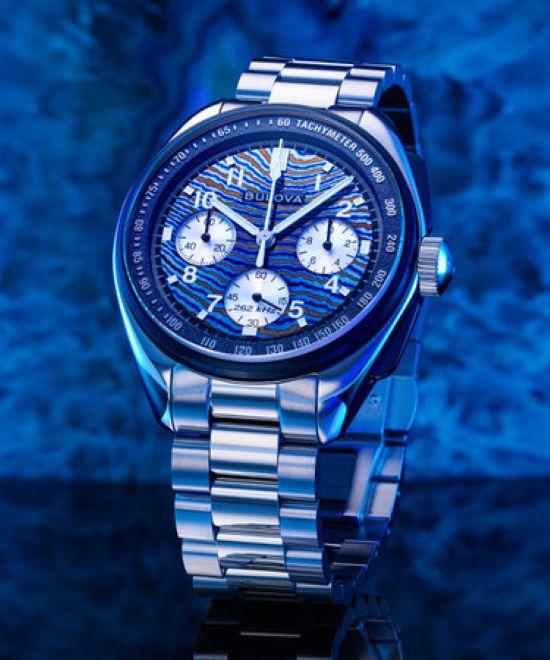 Bulova Lunar Pilot Series Limited 150th Anniversary 262kHz Precisionist Watch 98A329