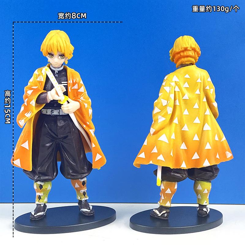 Demon Slayer Anime Figures Kochou Shinobu Tanjirou Kyoujurou PVC Statue Model Doll Collection Ornaments Toys